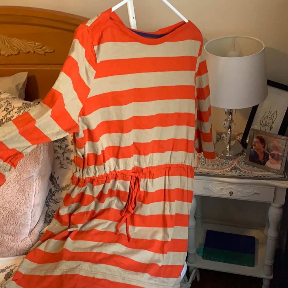 Boat neck dress